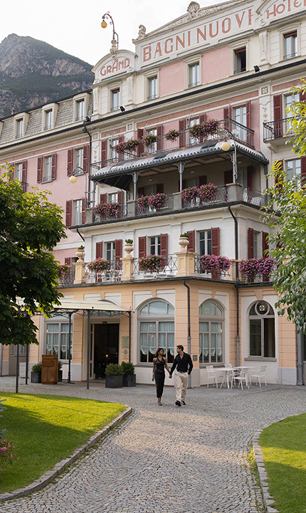 Ingresso Grand Hotel Bagni Nuovi di Bormio